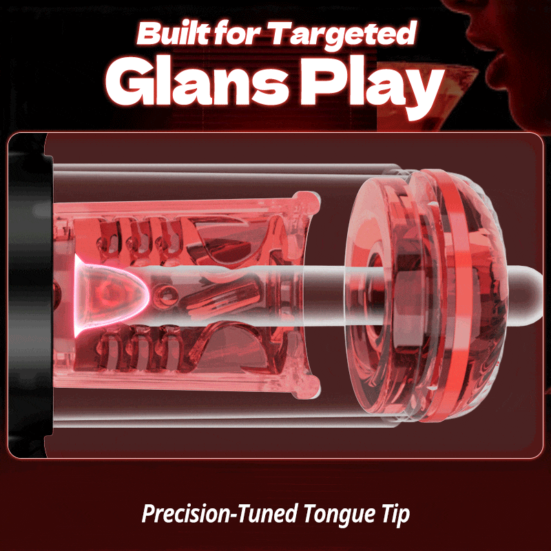 Wine & Beauty Handle Design 9 Thrusting & Rotating 9 Suction Adult Toys Mens Masturbator