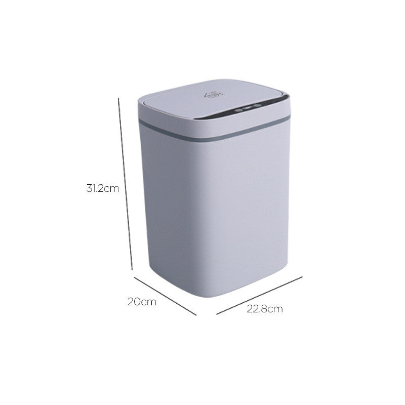 Toilet waterproof flip bin